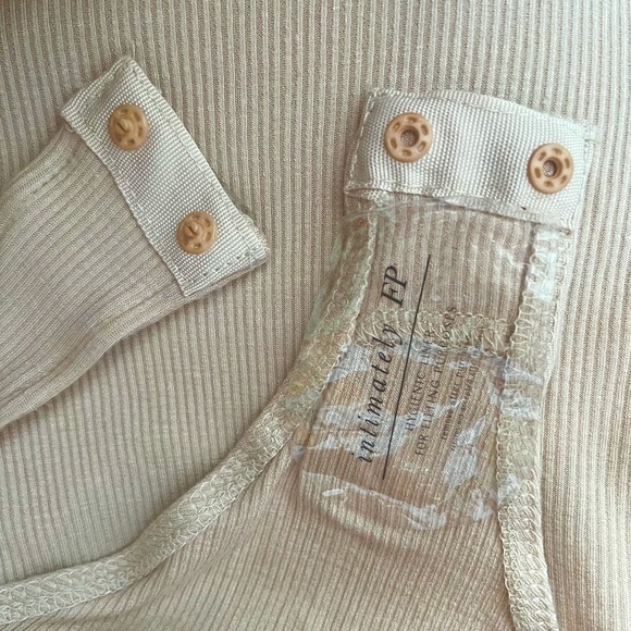 NEW Free People So Fresh ribbed thong bodysuit - Picture 5 of 10